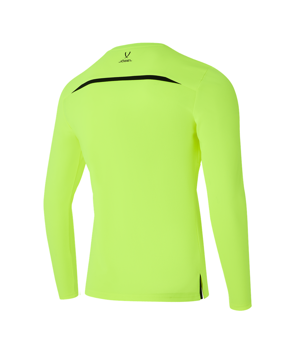 Футболка судейская с длинным рукавом DIVISION PerFormDRY Referee LS Tee, желтый неон
