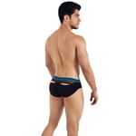 Мужские брифы черные с вырезами сзади Clever INTUITION BRIEF 030811
