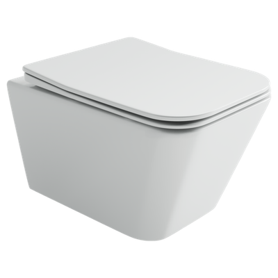 Унитаз подвесной Ceramicanova Miro торнадо 3.0 сиденье микролифт белый CN11003T