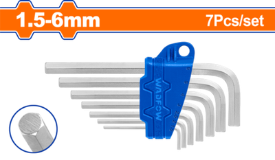 Набор шестигранников HEX 7 шт (12/96) WADFOW WHK1671
