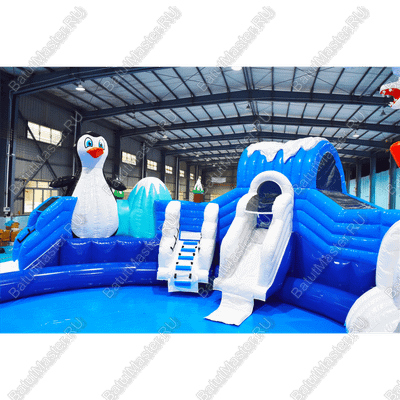 Наземный надувной аквапарк «Морское царство» 16,5*14*6 м