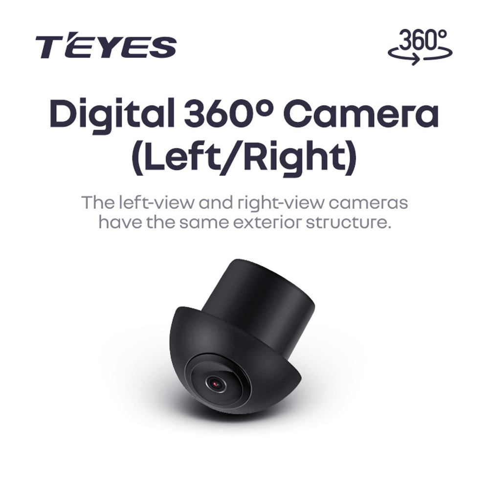 Комплект цифровых камер 360 для автомагнитол Teyes CC4 PRO