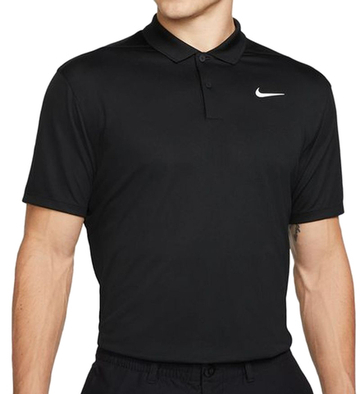 Теннисное поло Nike Court Dri-Fit Pique M - black/white