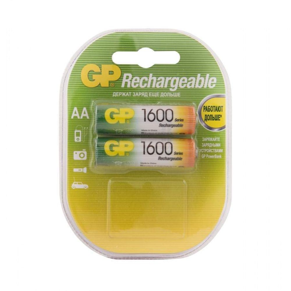 Аккумуляторные GP NIMH 1600 R6 к-т2