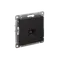 Розетка компьютерная AtlasDesign RJ45 кат.6A механизм карбон SE ATN001086