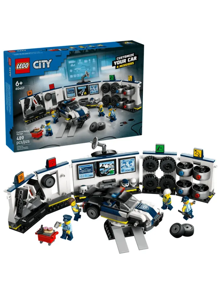 Конструктор City 60457 Гараж для полицейских автомобилей