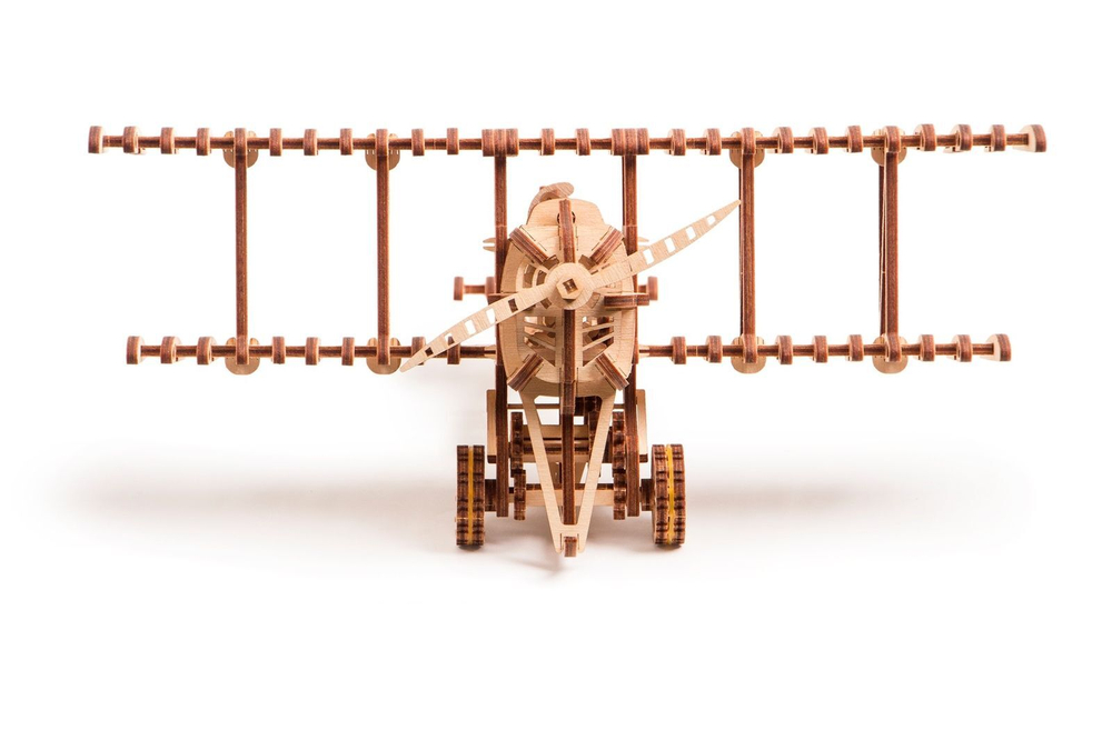 Механический 3D-пазл из дерева Wood Trick Самолет