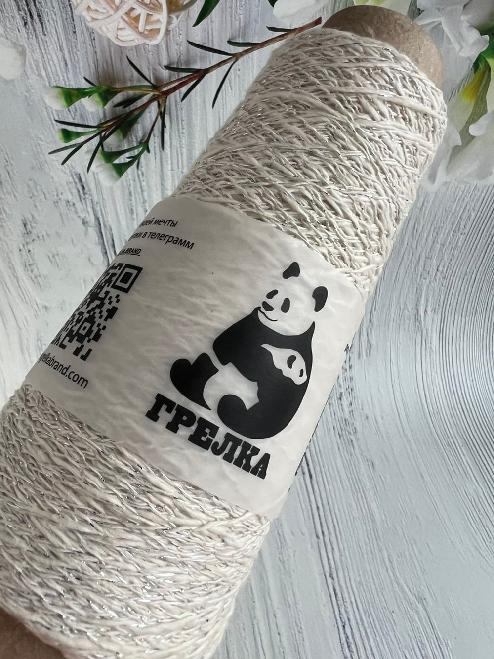 Хлопковая пряжа для вязания с люрексом Cofil Dante