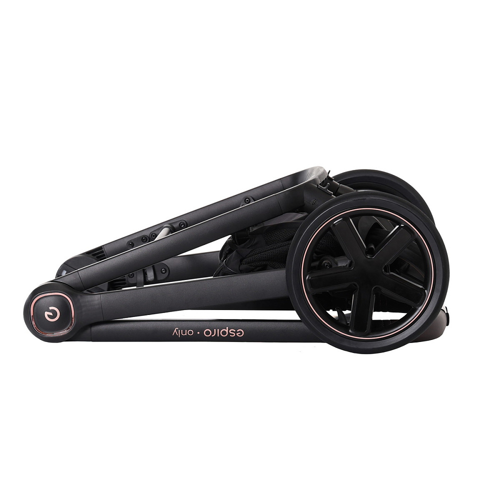 Детская коляска 3 в 1 Espiro Only 2025 и автокресло Pi Black 408 nude brown/Чёрный (Black 110)