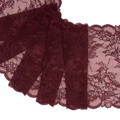 Кружево эластичное слива 22 см, Китай