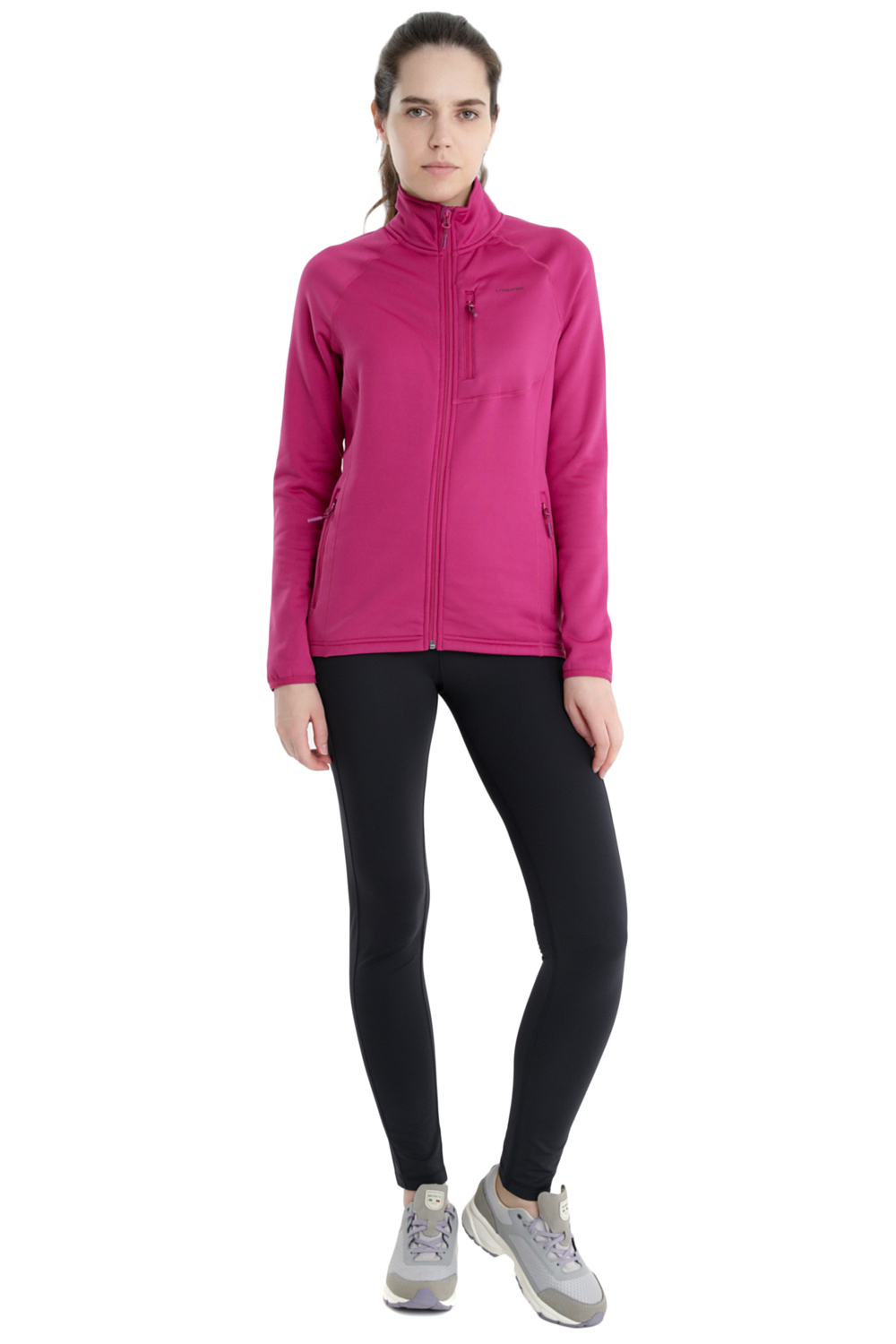 Толстовка для активного отдыха VIKING Jukon Polartec Power Stretch Full Zip Ml Lady Pink (US:S)