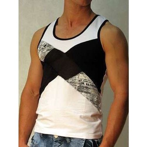 Мужская майка белая с принтом Doreanse 2033