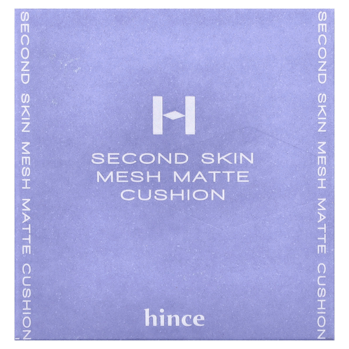 Hince, Second Skin Mesh, матирующий кушон, SPF 40 PA++, оттенок 21 слоновая кость, 12 г (0,42 унции)