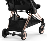 Коляска Cybex Coya Rosegold Frame Cloud T i-Size Peach Pink Plus Sepia Black с дождевиком и бампером