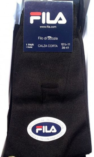 Теннисные носки Fila Normal Man Plain Socks 1P - черный