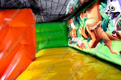 Коммерческий надувной батут "Непроходимые джунгли" 7.5*5*6 м