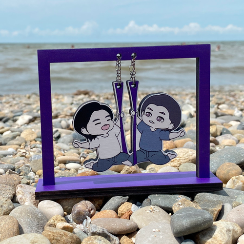 Стенд (дерево) / lapulapin / BTS / Юн и Джун