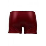 Кожаные трусы мужские на молнии Ohyeah "Хипсы" бордовые, S