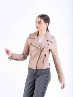 Косуха кожаная куртка женская Турция