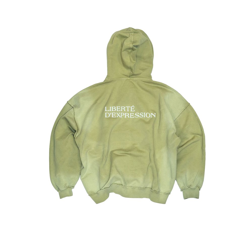 Купить Худи Bruler d'Amour Liberté d'expression лаймовый Худи Bruler d'Amour Liberté d'expression лаймовый