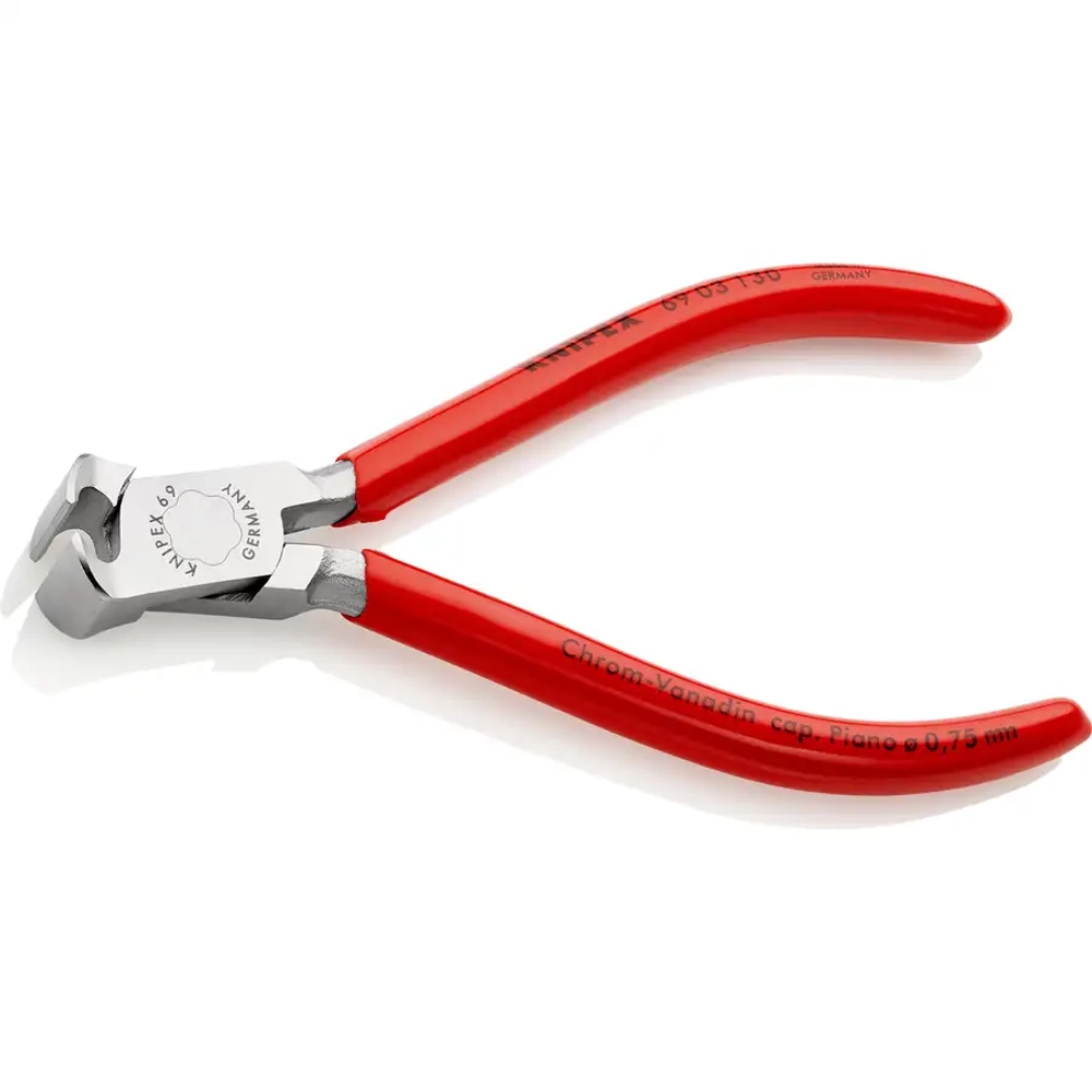 Кусачки торцевые хромированные 130 мм Knipex 69 03 130