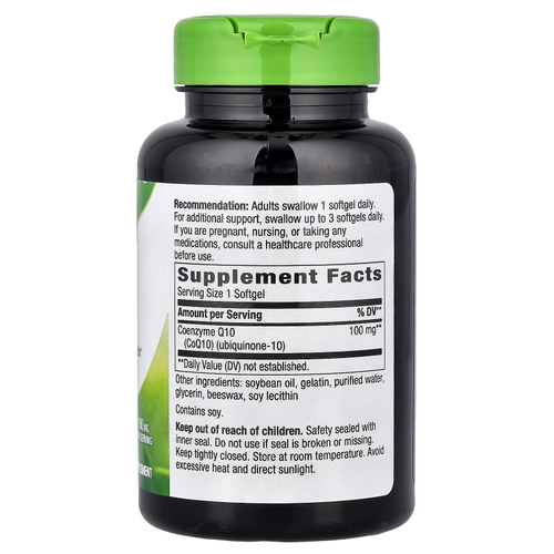 Nature's Way, коэнзимQ10, 100 мг, 120 мягких таблеток