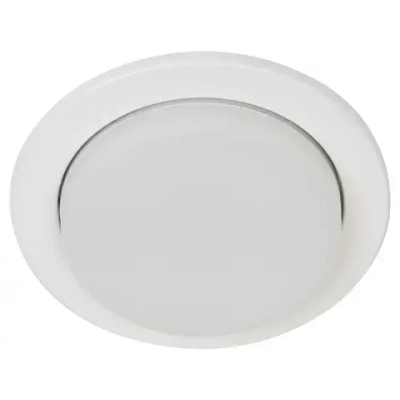 Светильник потолочный встраиваемый точечный ЭРА KL70 WH /1 декоративный на кухню, в детскую комнату, в спальню, в коридор, в прихожую / Спот потолочный Gx53 тонкий, 220V, 13W, белый