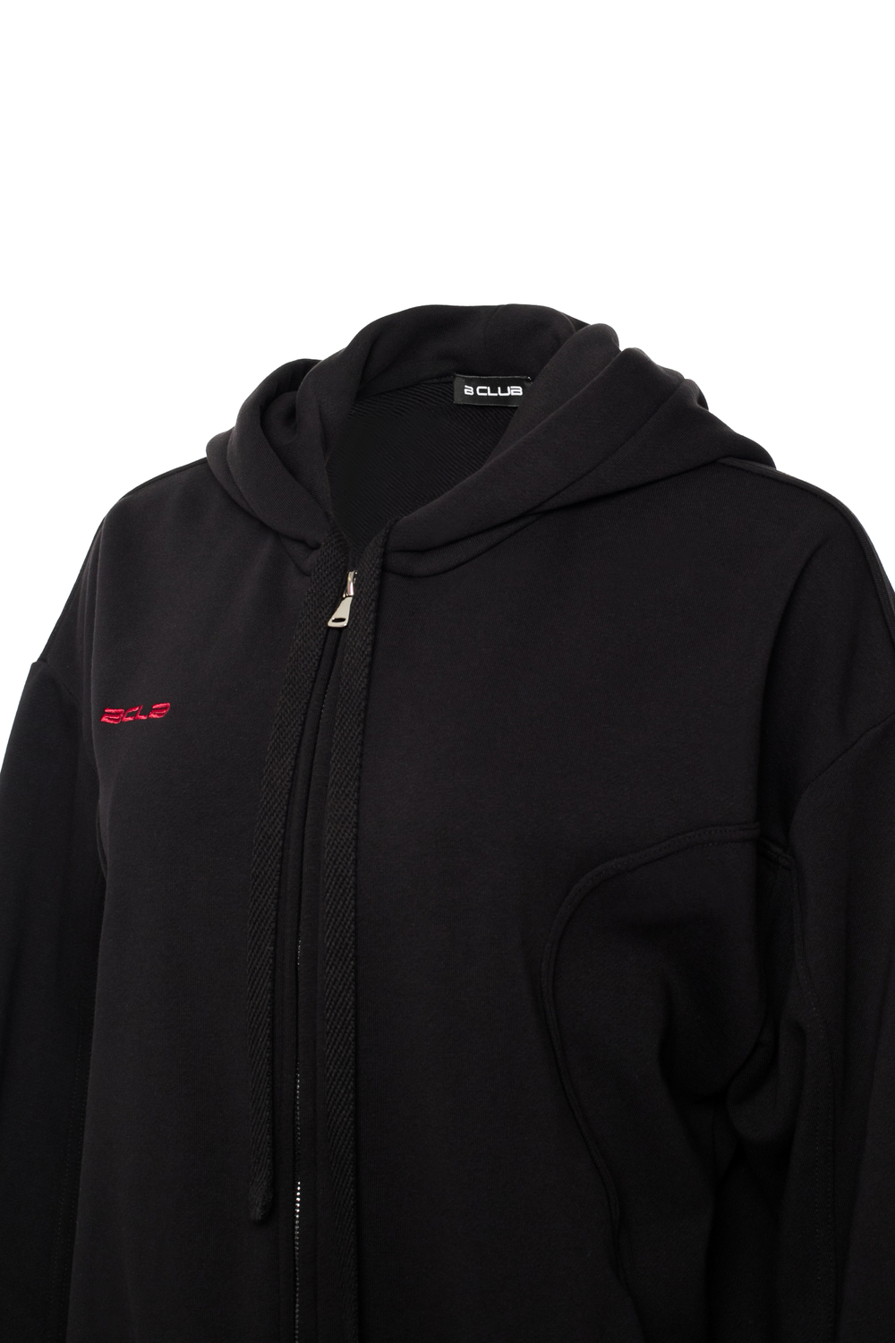 «Zip hoodie in love» Худи на молнии с вышивкой.