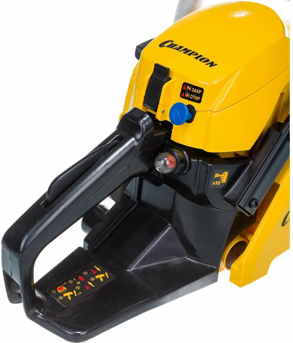 Бензопила CHAMPION 237-16"-3/8-1,3-56 (1,5кВт 37,2 см³ легкий старт 4,7кг)