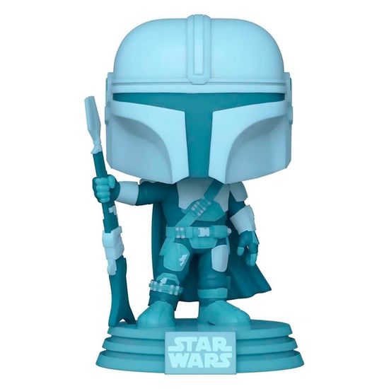 Фигурка Funko POP! Bobble Star Wars Mandalorian Mandalorian (Holo) (GW) (Exc) (345) 60654 / Фигурка Фанко ПОП! по мотивам вселенной "Звёздные войны", Мандалорец
