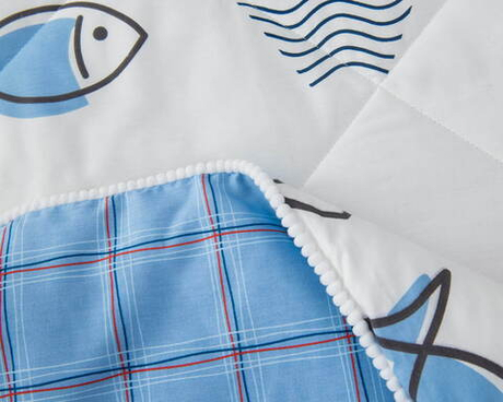 Детское постельное белье 1.5 спальное Sofi De MarkO Морские рыбки