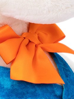 Мягкая игрушка Бартоломей в жилете с часами 27 см