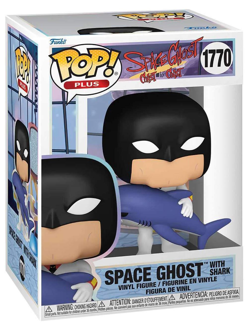 Фигурка Funko POP! Plus Space Ghost Coast to Coast Space Ghost with Shark (1770) 83764