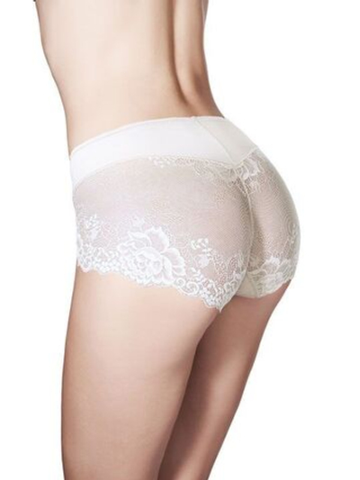 Трусы-слип с высокой линией талии Greta (Размер: XL) (Цвет: белый)