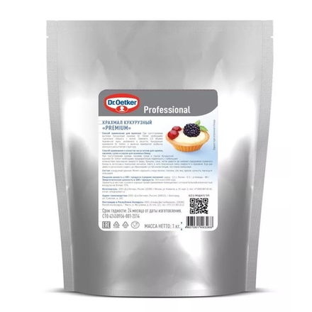 Крахмал Кукурузный Dr.Bakers Premium 1кг