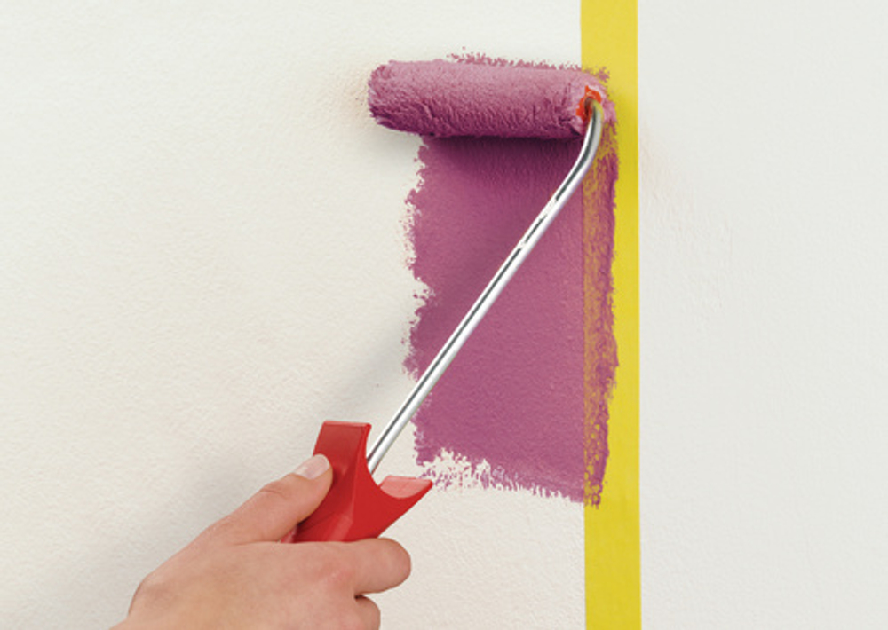 Малярная лента для чётких линий окраски tesa® PLUS 4334, жёлтая