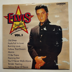Винтажная виниловая пластинка LP Elvis Presley Double Dynamite Vol. 1 (UK 1980)