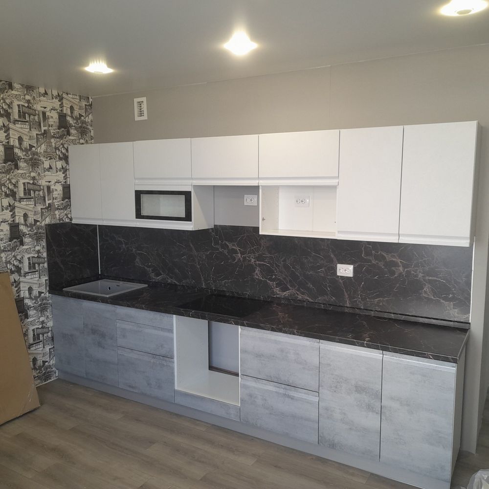 Модульная кухня "Бронкс" 1,8м Кварц