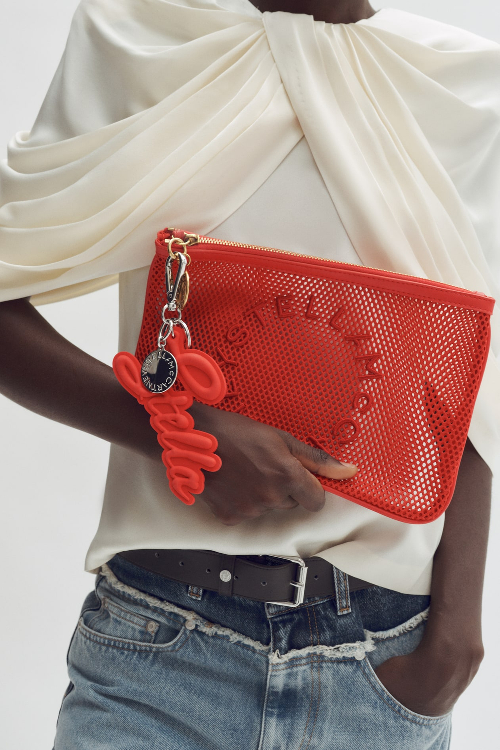 H&M - Stella McCartney Сетчатая сумка-клатч, красный