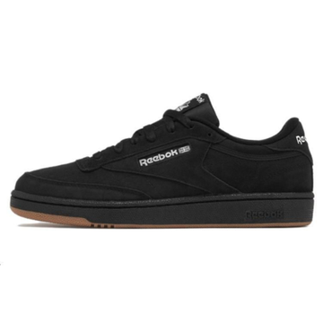 Reebok CLUB C 85-дюймовой Кроссовкой для скейтбординга - Низки Черные кроссовки