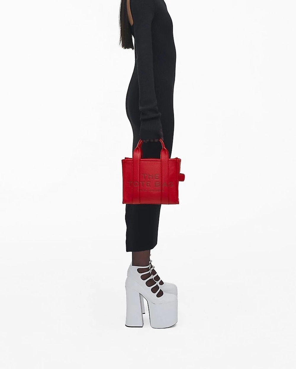 Сумка MARC JACOBS THE LEATHER SMALL TOTE BAG “True Red”