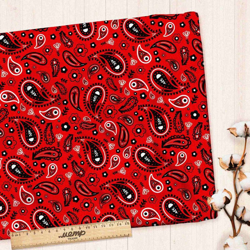 Ткань бифлекс турецкие огурцы