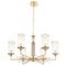 Подвесная люстра Crystal Lux Gloria SP6 Brass