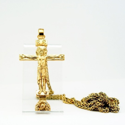 Крест священника “Ловец человеков” (золочение)