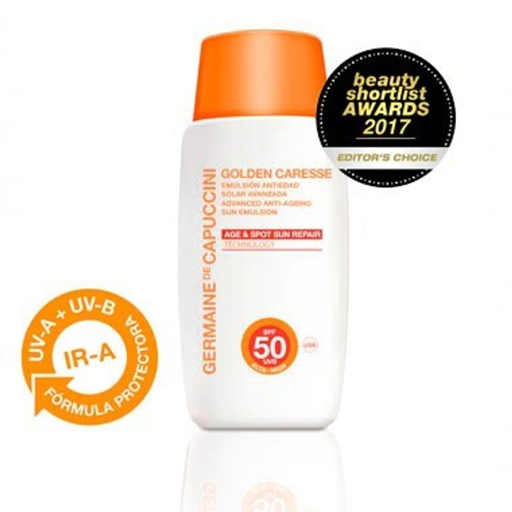 GERMAINE DE CAPUCCINI Golden Caresse Sun Emul.SPF50