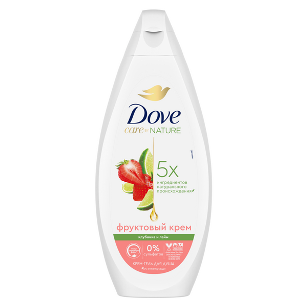 Dove Клубника-лайм Гель-Крем для душа 250 мл