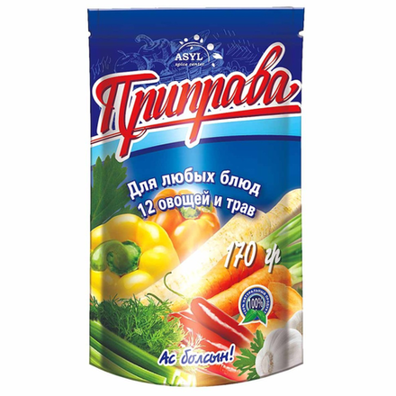 Приправа 12 овощей Asyl 170 гр