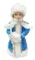 Снегурочка под елку голубая 35 см., Батик (СН-10)