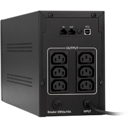 Exegate EP285488RUS ИБП ExeGate SpecialPro UNB-1200.LED.AVR.8C13.USB &lt;1200VA/750W, LED, AVR, 8*C13, USB, металлический корпус, Black&gt;
