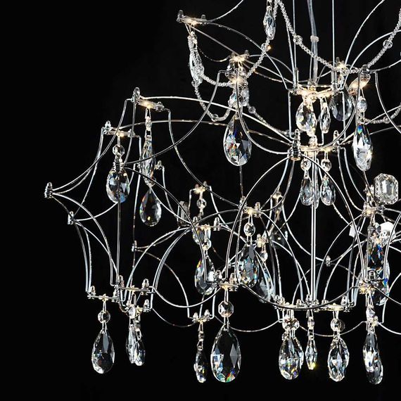 Подвесная светодиодная люстра Modelux Premium ML.7815.600P CH